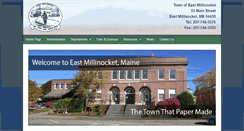 Desktop Screenshot of eastmillinocket.org