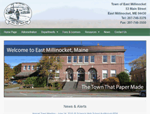 Tablet Screenshot of eastmillinocket.org